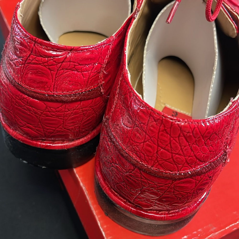 Expressions By RC Men's Dress Shoes - Size 13 - Fire Red - Picture 6 of 13
